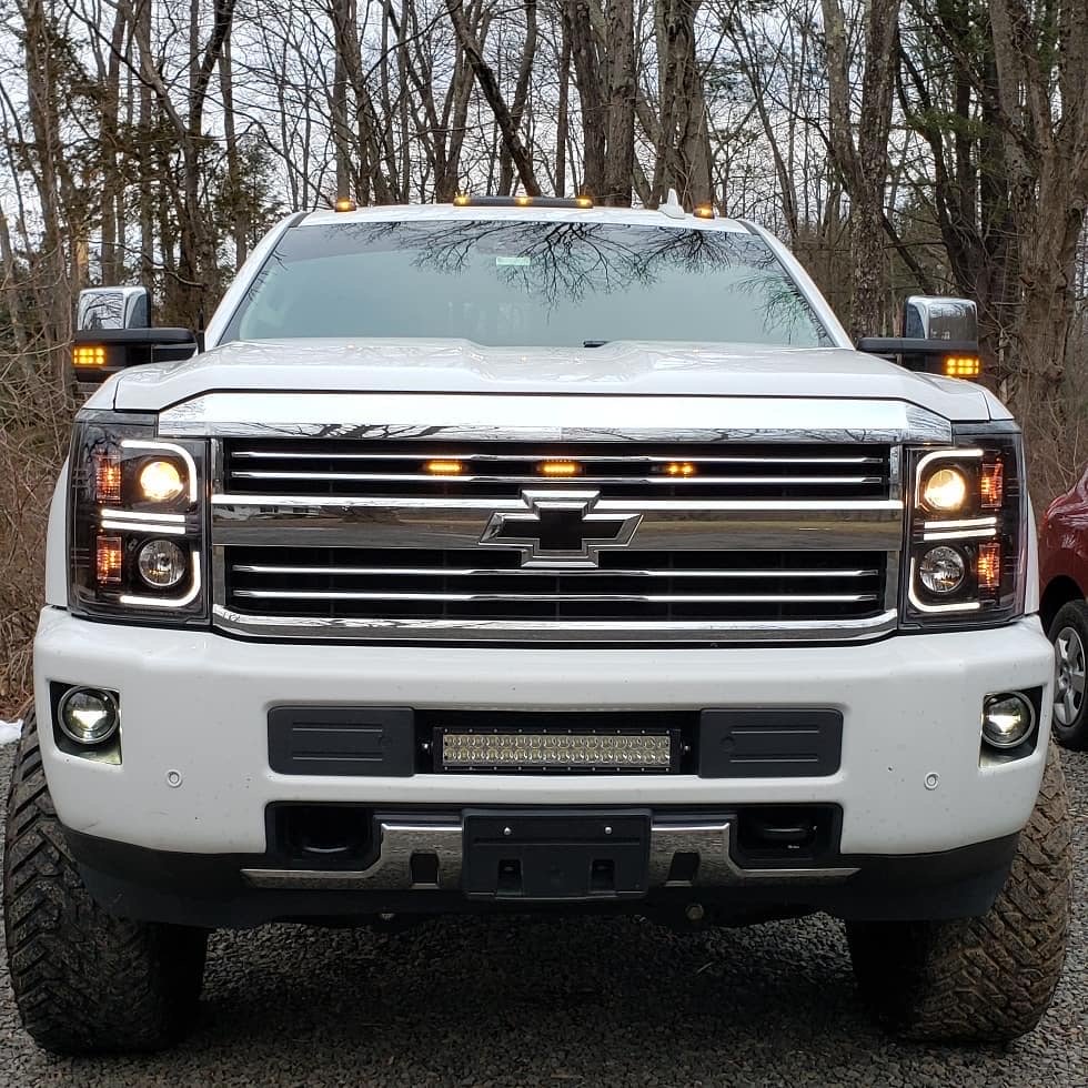 Chevy 15-19 Silverado 2500/3500 Projector Headlights OLED Halos, DRL - Multiple Styles - Image 6