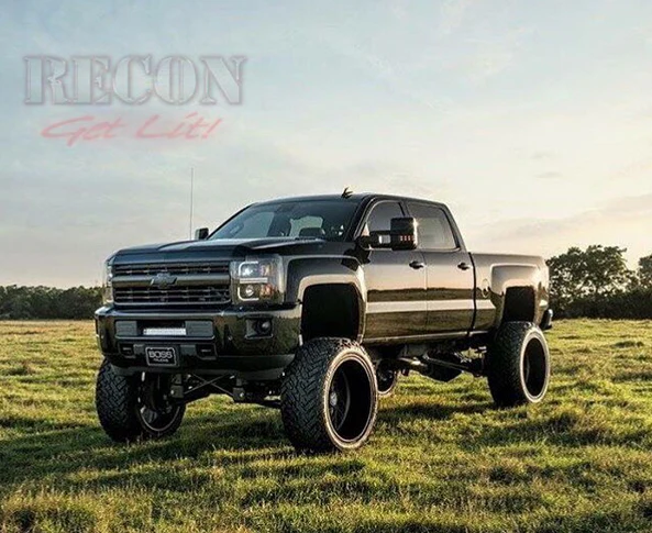 Chevy 14-15 Silverado 1500 Projector Headlights OLED Halos, DRL - Multiple Styles - Image 6