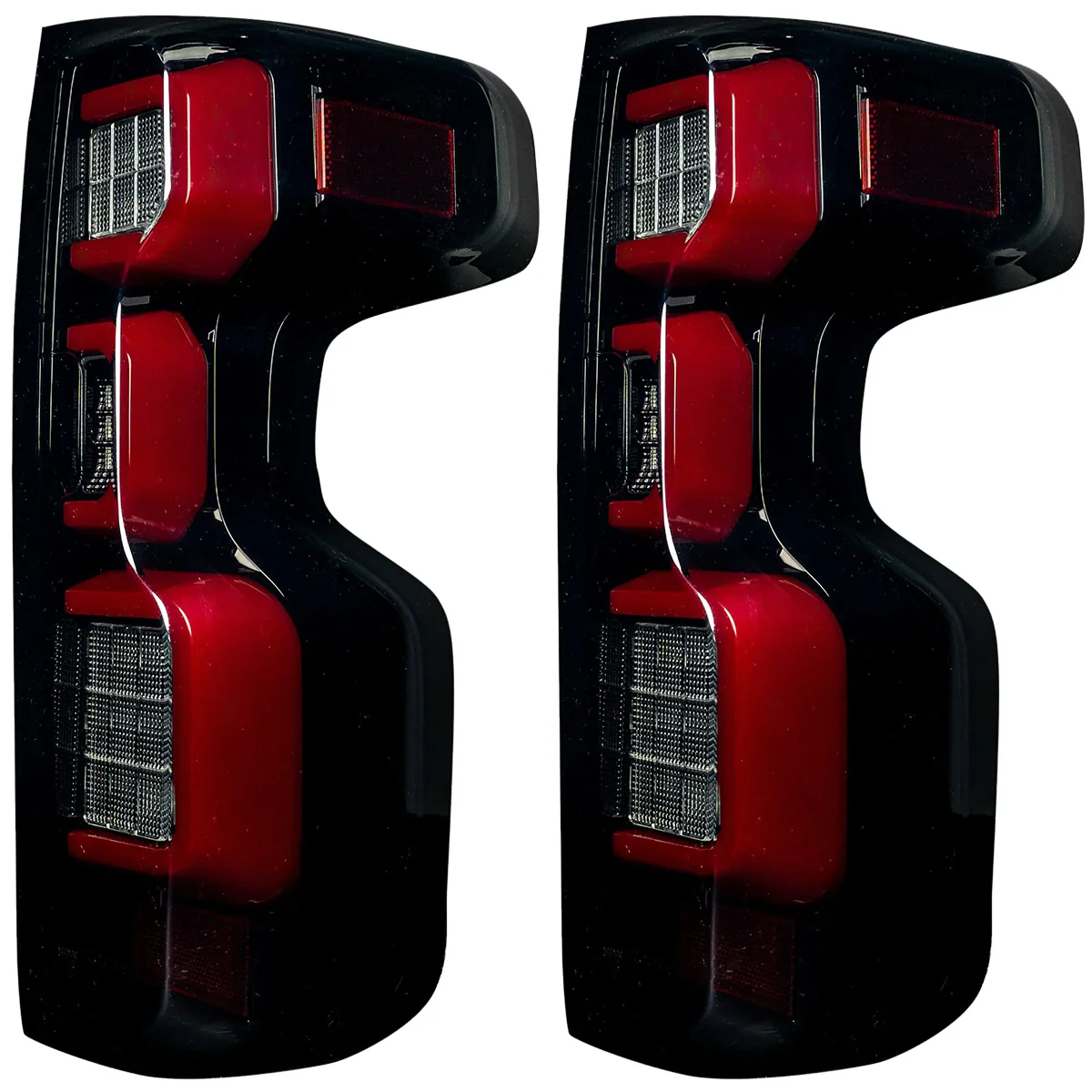 Chevy Silverado 1500 19-25 Ultra Bright OLED Tail Lights (Replaces Factory/OEM Halogen Tail Lights Only) - Multiple Lens - Image 17