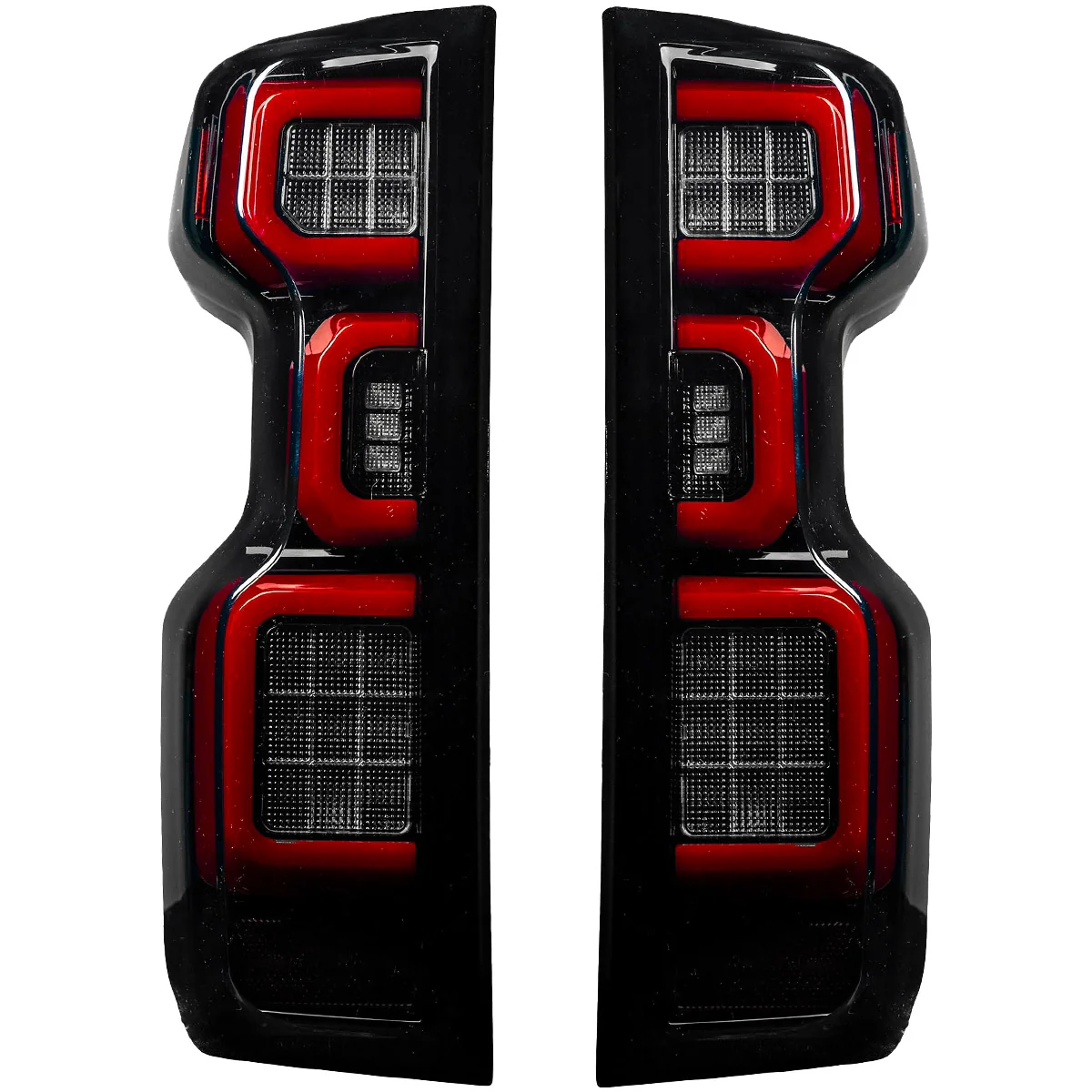Chevy Silverado 1500 19-25 Ultra Bright OLED Tail Lights (Replaces Factory/OEM Halogen Tail Lights Only) - Multiple Lens - Image 18