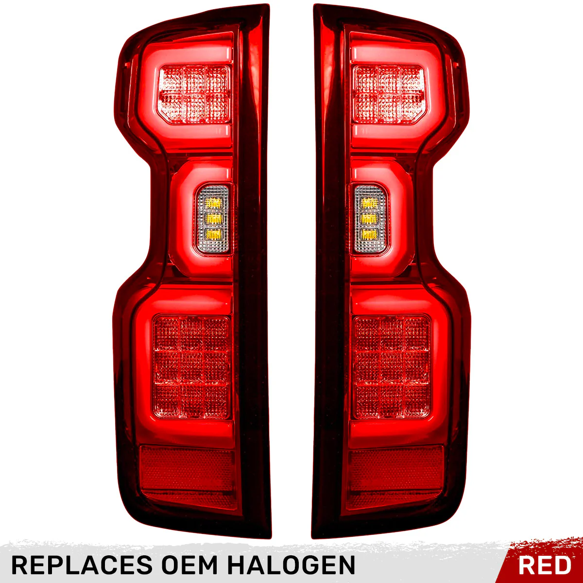 Chevy Silverado 1500 19-25 Ultra Bright OLED Tail Lights (Replaces Factory/OEM Halogen Tail Lights Only) - Multiple Lens - Image 45