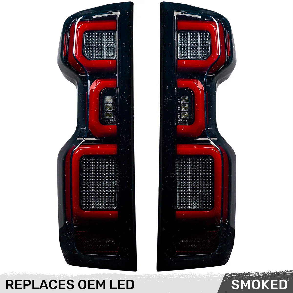 Chevy Silverado 1500 19-25 Ultra Bright OLED Tail Lights (Replaces Factory/OEM LED Tail Lights Only) - Multiple Lens - Image 3