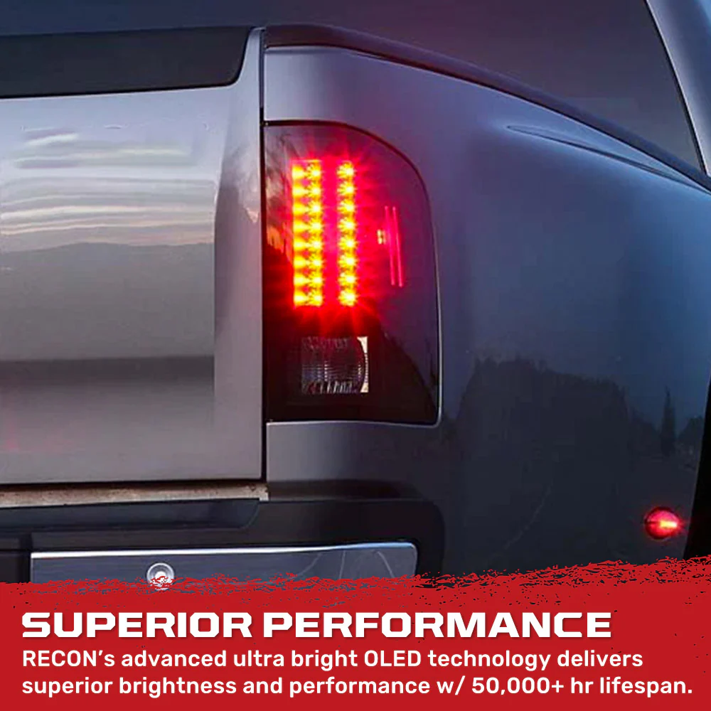 Chevy Silverado (1500, 2500, 3500) Single-Wheel 07-13 Ultra Bright LED Tail Lights - Multiple Lens - Image 15