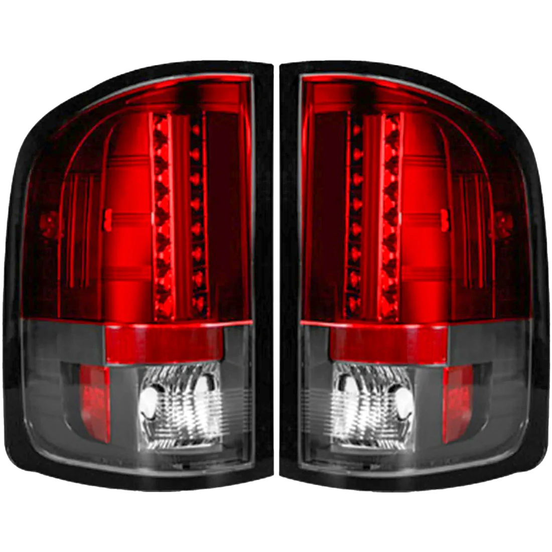 Chevy Silverado (1500, 2500, 3500) Single-Wheel 07-13 Ultra Bright LED Tail Lights - Multiple Lens - Image 28