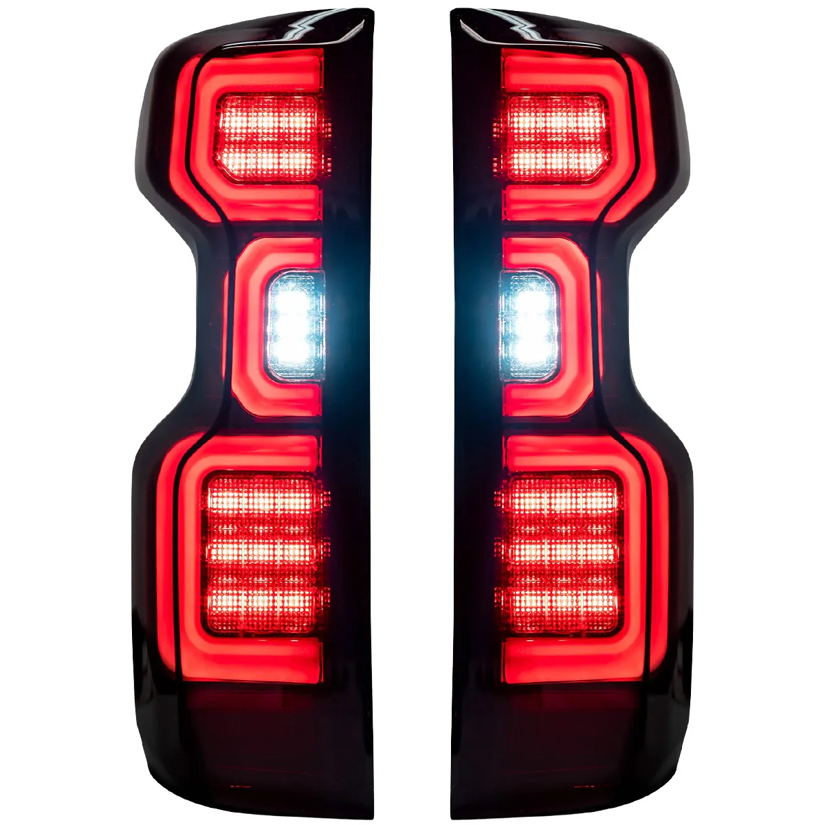 Chevy Silverado 2500/3500 20-23 Ultra Bright OLED Tail Lights (Replaces Factory/OEM Halogen Tail Lights Only) - Multiple Lens - Image 46