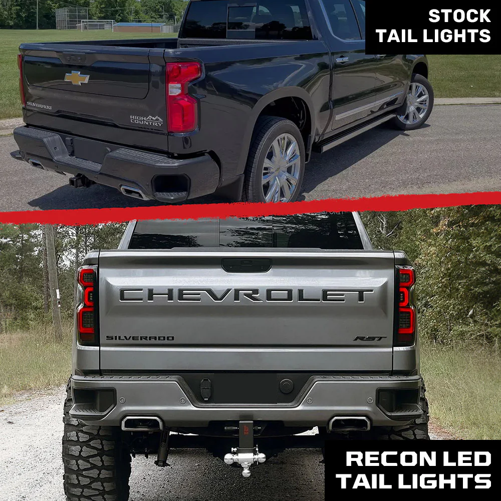 Chevy Silverado 2500/3500 20-23 Ultra Bright OLED Tail Lights (Replaces Factory/OEM Halogen Tail Lights Only) - Multiple Lens - Image 48