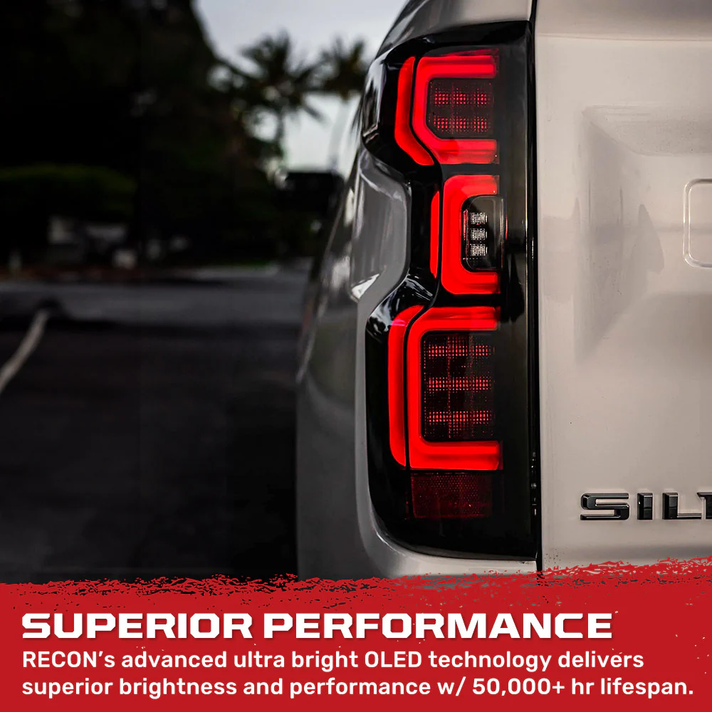 Chevy Silverado 2500/3500 20-23 Ultra Bright OLED Tail Lights (Replaces Factory/OEM Halogen Tail Lights Only) - Multiple Lens - Image 7