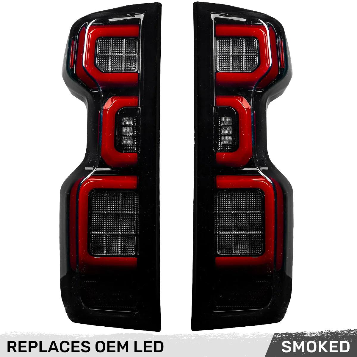 Chevy Silverado 2500/3500 24-25 Ultra Bright OLED Tail Lights (Replaces Factory/OEM LED Tail Lights Only) - Multiple Lens - Image 3