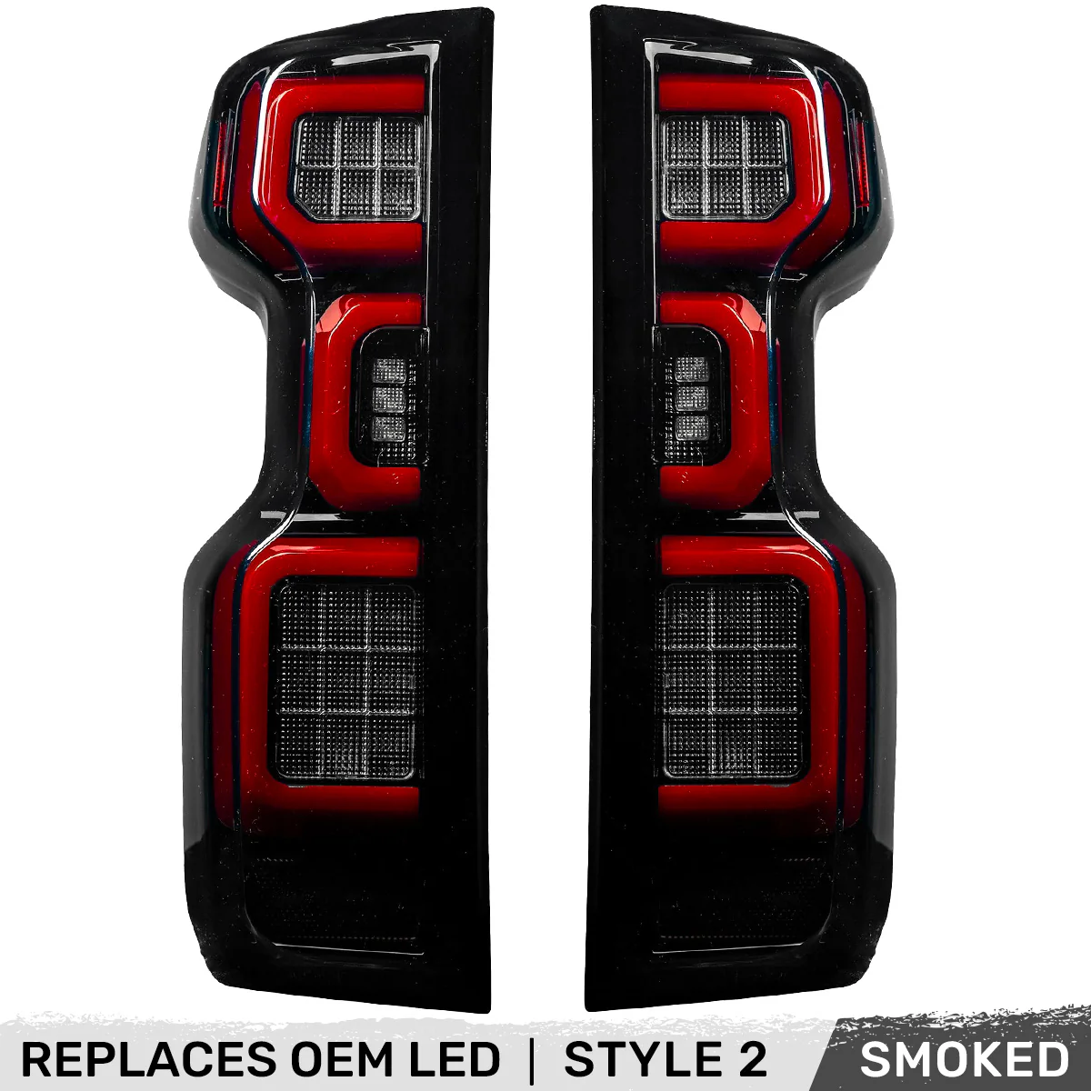 Chevy Silverado 2500/3500 24-25 Ultra Bright OLED Tail Lights (Replaces Factory/OEM LED Tail Lights Only) - Multiple Lens - Image 63