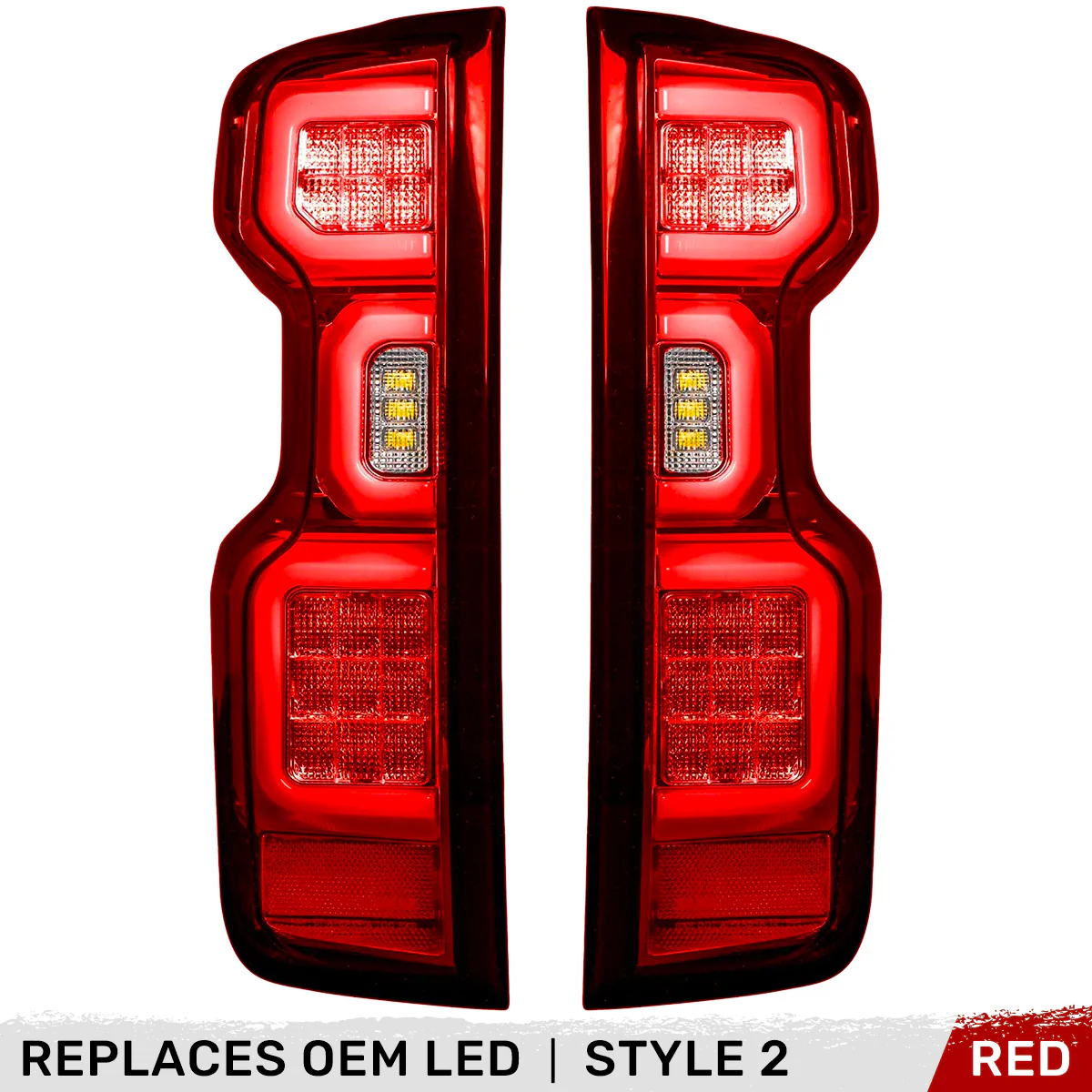 Chevy Silverado 2500/3500 24-25 Ultra Bright OLED Tail Lights (Replaces Factory/OEM LED Tail Lights Only) - Multiple Lens - Image 69