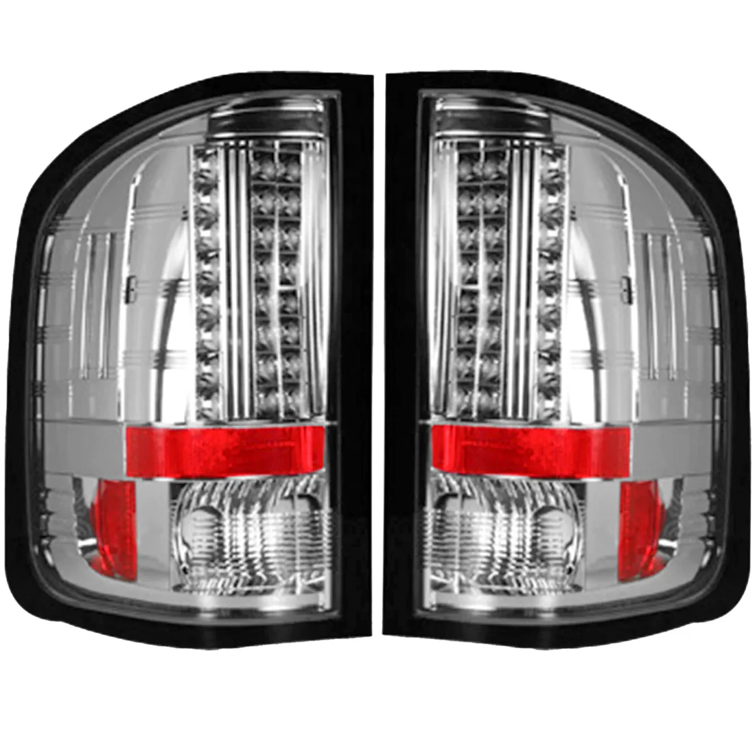 Chevy Silverado Dually & GMC Sierra Dually 07-14 Ultra Bright LED Tail Lights - Multiple Lens - Image 31