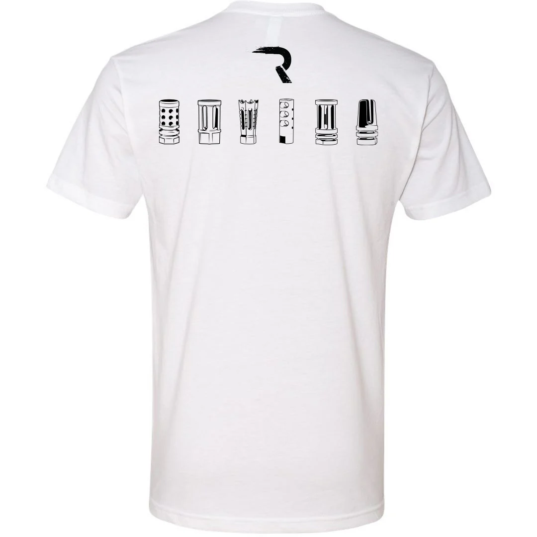 COMBAT By RECON Flash Hiders White T-Shirt - Image 3