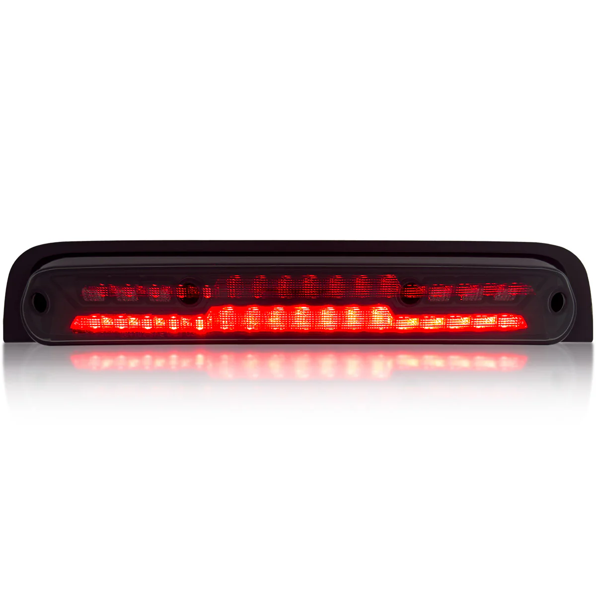 Dodge 19-25 RAM 1500 Red LED 3rd Brake Light Kit with White LED Cargo Lights and Smoked Lens - Image 3
