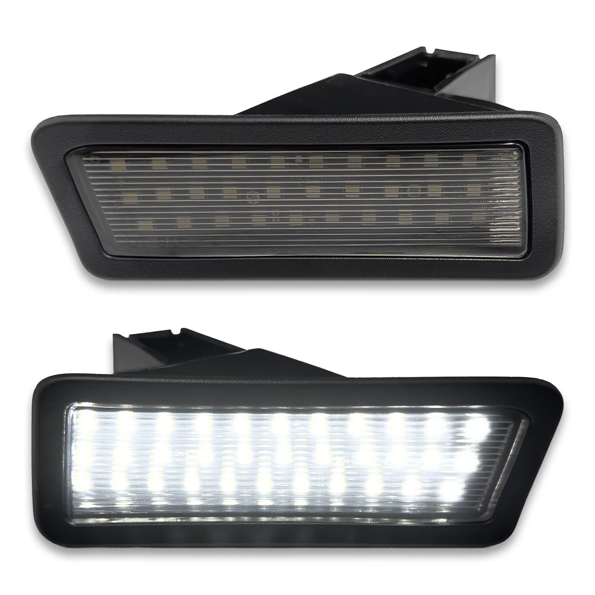 Dodge 19-24 RAM 1500 (NOT Classic Models) Ultra Bright 6000K White LED License Plate Illumination Kit - Smoked Lens
