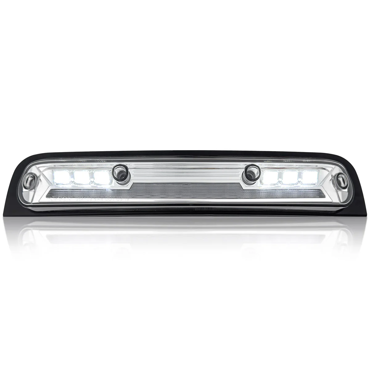 Dodge 19-25 RAM 1500 Red LED 3rd Brake Light Kit with White LED Cargo Lights and Clear Lens - Image 3