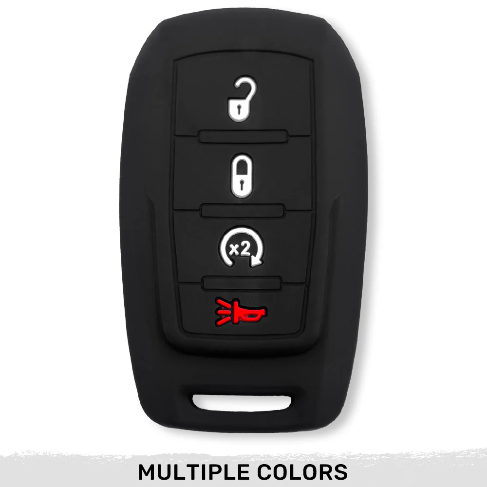 Dodge 19-25 RAM (1500, 2500, 3500) 1-Piece 100% Silicone Rubber Key Fob Cover - Multiple Colors - Image 3