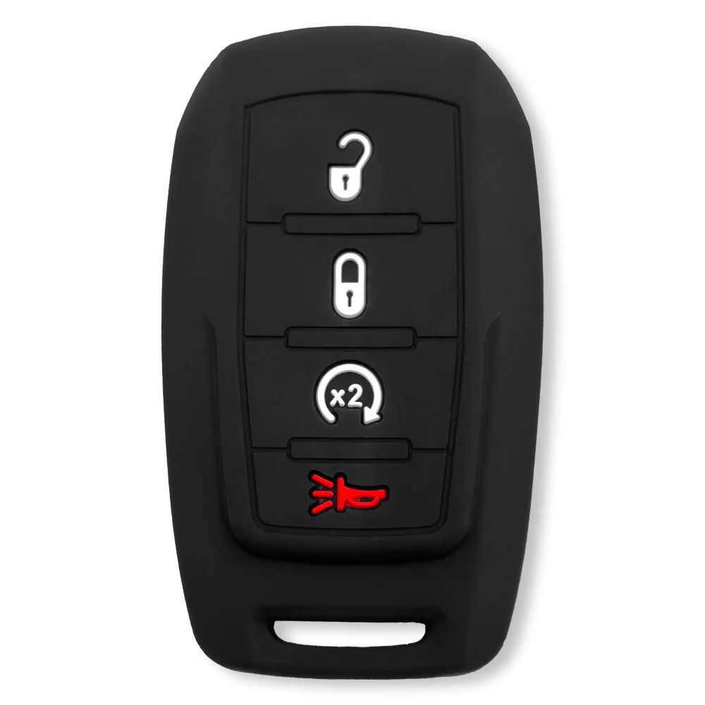 Dodge 19-25 RAM (1500, 2500, 3500) 1-Piece 100% Silicone Rubber Key Fob Cover - Multiple Colors - Image 6