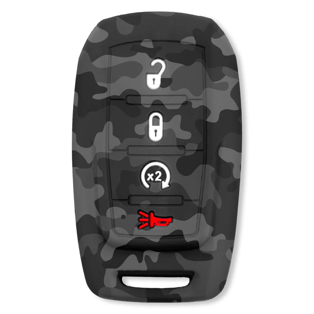 Dodge 19-25 RAM (1500, 2500, 3500) 1-Piece 100% Silicone Rubber Key Fob Cover - Multiple Colors - Image 61
