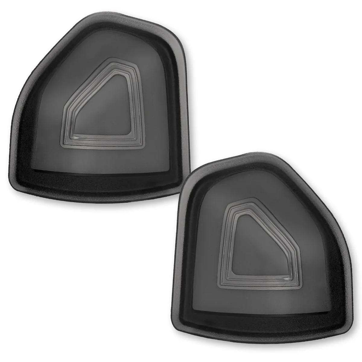 Dodge 21-24 RAM 1500 Corner Side Tow Mirror Turn Signal & Running Light (2-Piece Set) with Amber LED Turn Signals & White LED Running Lights - Smoked Lens - Image 3