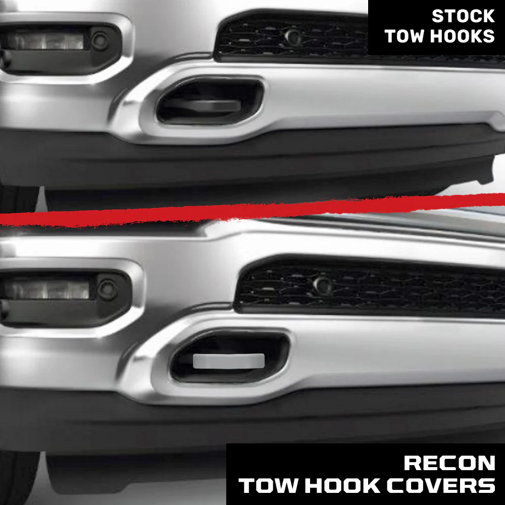 Dodge 21-26 RAM 2500/3500 Tow Hook Covers 2-Piece Set of Silicone Covers Standard & LED Options - Multiple Colors - Image 102