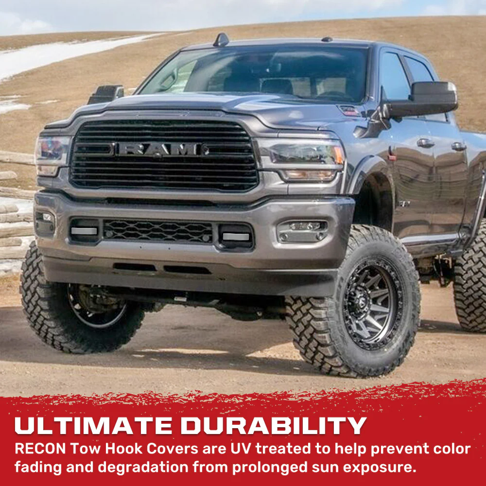 Dodge 21-26 RAM 2500/3500 Tow Hook Covers 2-Piece Set of Silicone Covers Standard & LED Options - Multiple Colors - Image 104