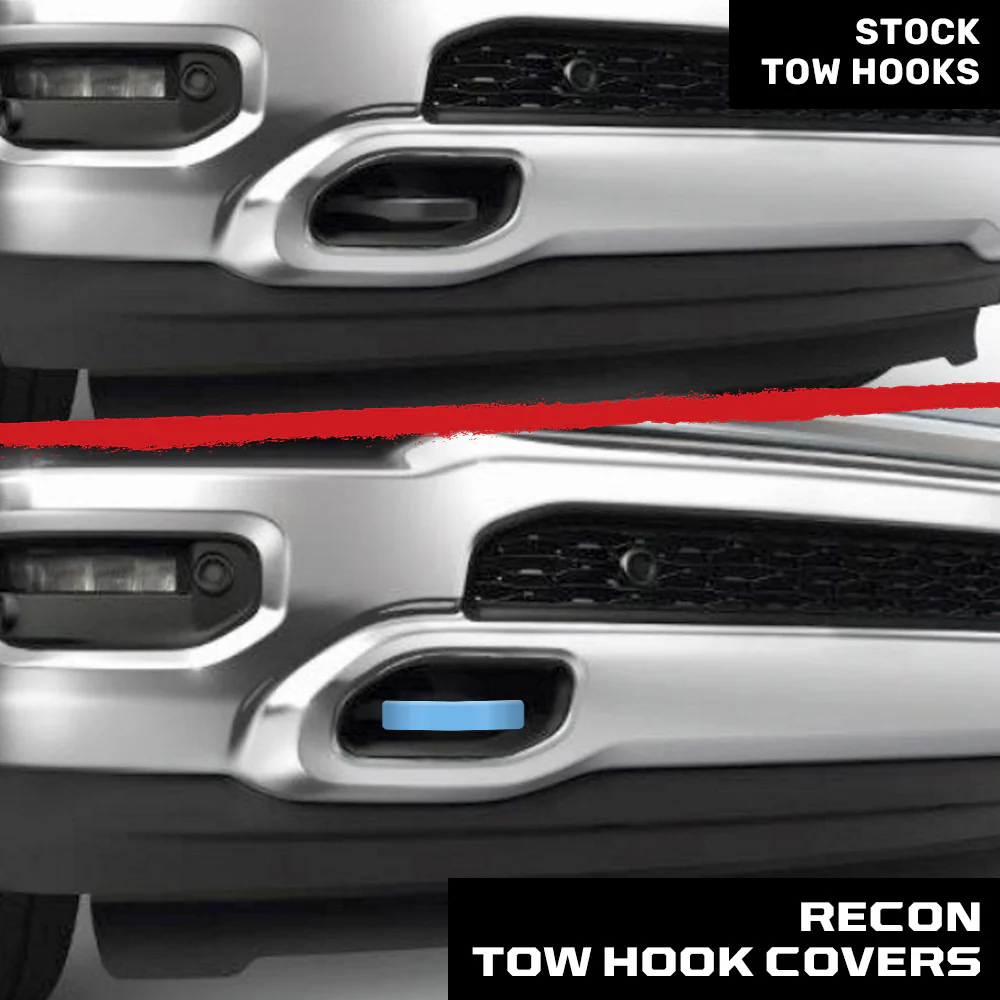 Dodge 21-26 RAM 2500/3500 Tow Hook Covers 2-Piece Set of Silicone Covers Standard & LED Options - Multiple Colors - Image 122