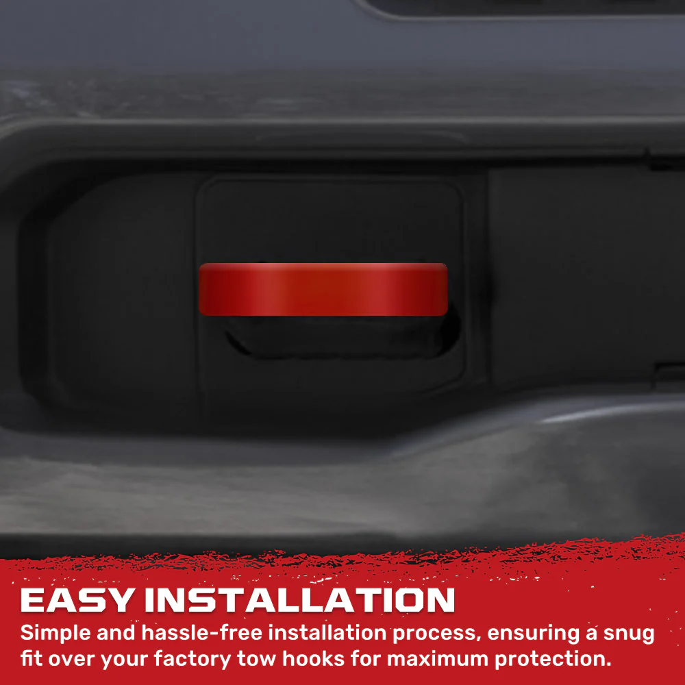 Dodge 21-26 RAM 2500/3500 Tow Hook Covers 2-Piece Set of Silicone Covers Standard & LED Options - Multiple Colors - Image 13