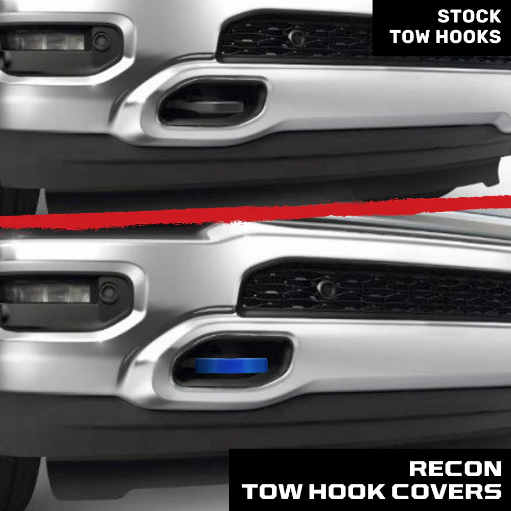 Dodge 21-26 RAM 2500/3500 Tow Hook Covers 2-Piece Set of Silicone Covers Standard & LED Options - Multiple Colors - Image 19