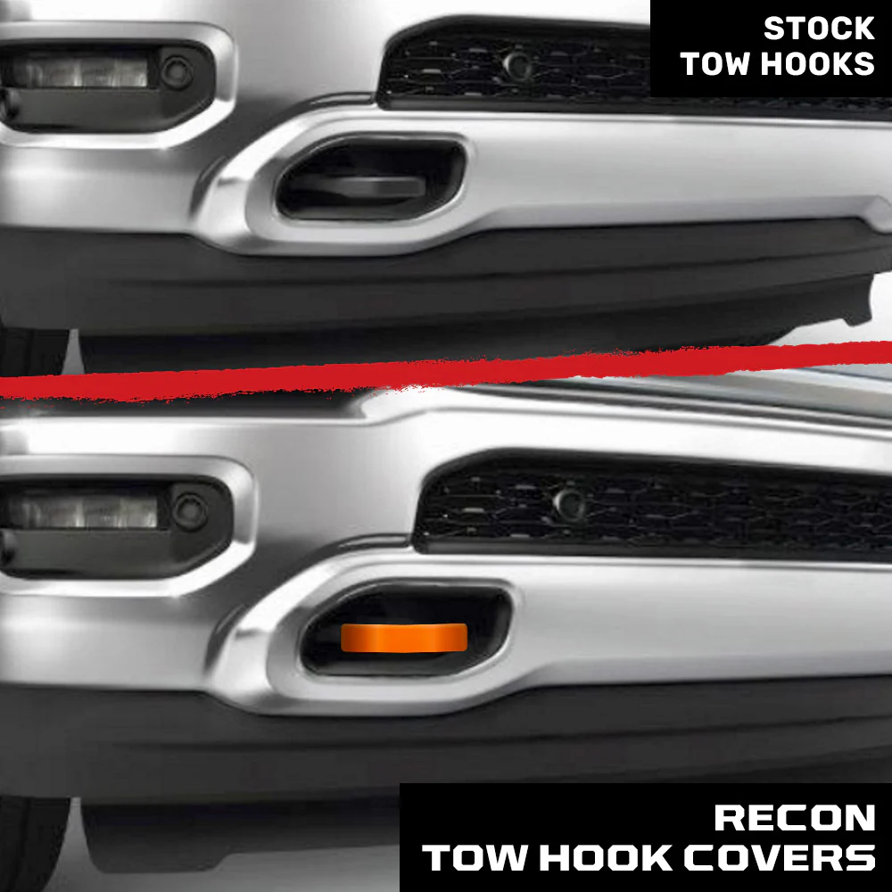 Dodge 21-26 RAM 2500/3500 Tow Hook Covers 2-Piece Set of Silicone Covers Standard & LED Options - Multiple Colors - Image 32