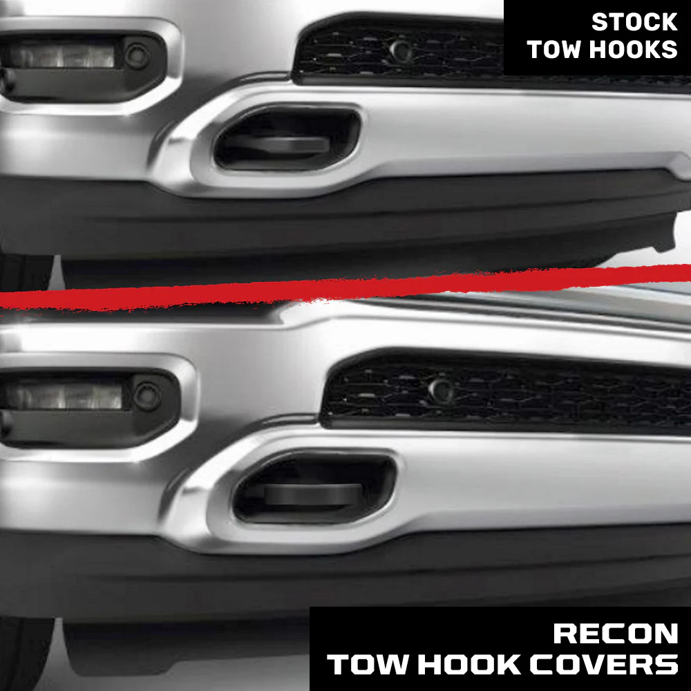 Dodge 21-26 RAM 2500/3500 Tow Hook Covers 2-Piece Set of Silicone Covers Standard & LED Options - Multiple Colors - Image 42