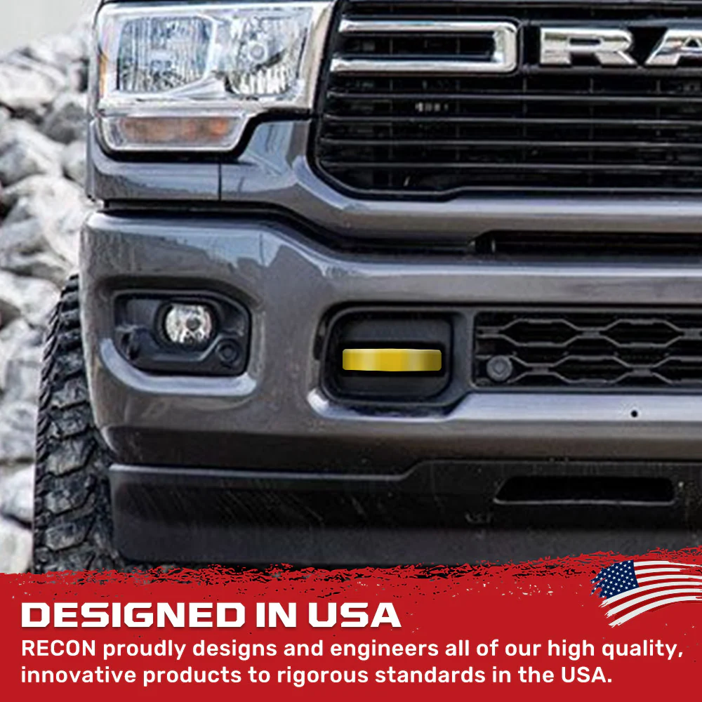 Dodge 21-26 RAM 2500/3500 Tow Hook Covers 2-Piece Set of Silicone Covers Standard & LED Options - Multiple Colors - Image 50