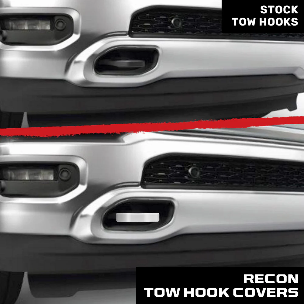 Dodge 21-26 RAM 2500/3500 Tow Hook Covers 2-Piece Set of Silicone Covers Standard & LED Options - Multiple Colors - Image 60