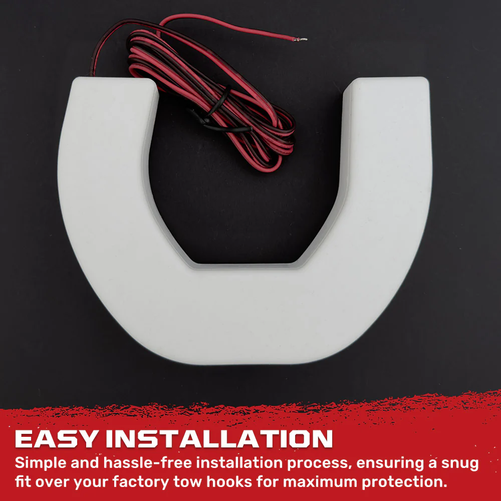 Dodge 21-26 RAM 2500/3500 Tow Hook Covers 2-Piece Set of Silicone Covers Standard & LED Options - Multiple Colors - Image 71