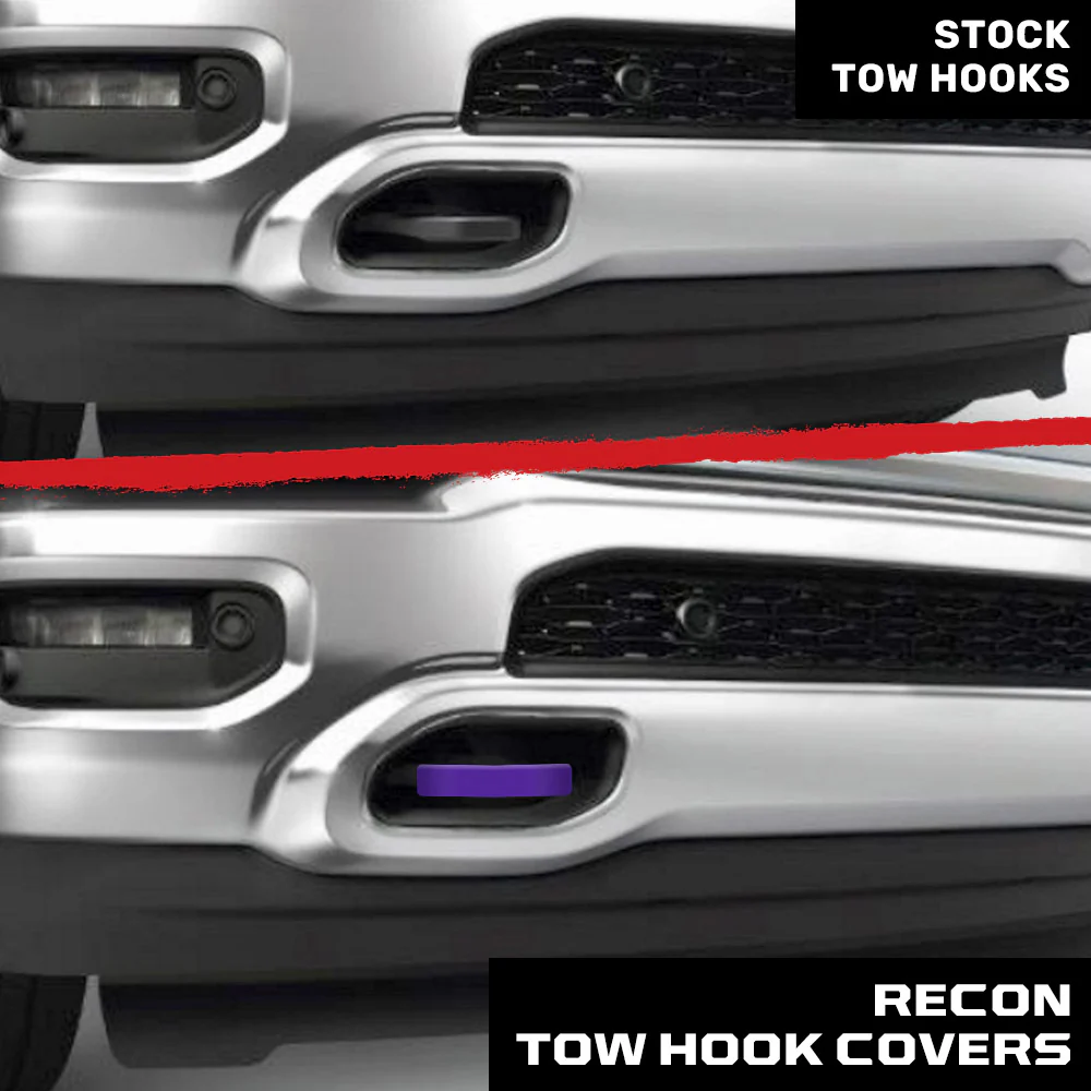 Dodge 21-26 RAM 2500/3500 Tow Hook Covers 2-Piece Set of Silicone Covers Standard & LED Options - Multiple Colors - Image 83