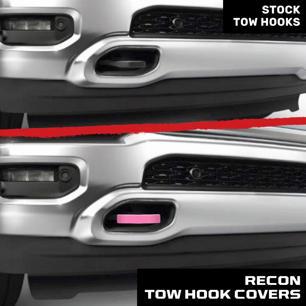 Dodge 21-26 RAM 2500/3500 Tow Hook Covers 2-Piece Set of Silicone Covers Standard & LED Options - Multiple Colors - Image 93