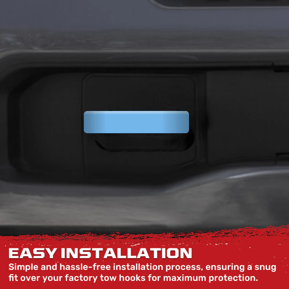 Dodge 21-26 RAM 1500 Tow Hook Covers 2-Piece Set of Silicone Covers Standard & LED Options - Multiple Colors - Image 124