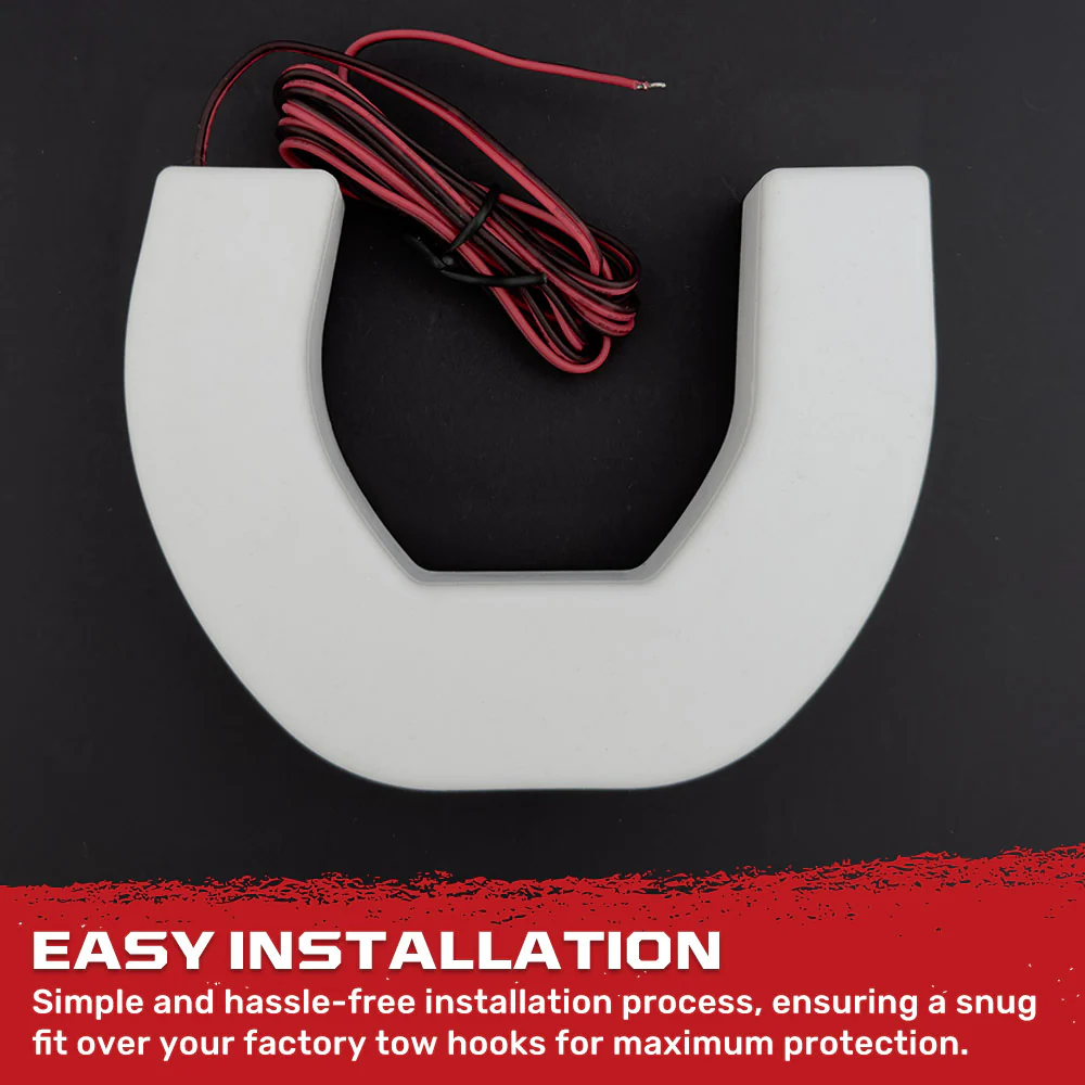 Dodge 21-26 RAM 1500 Tow Hook Covers 2-Piece Set of Silicone Covers Standard & LED Options - Multiple Colors - Image 60
