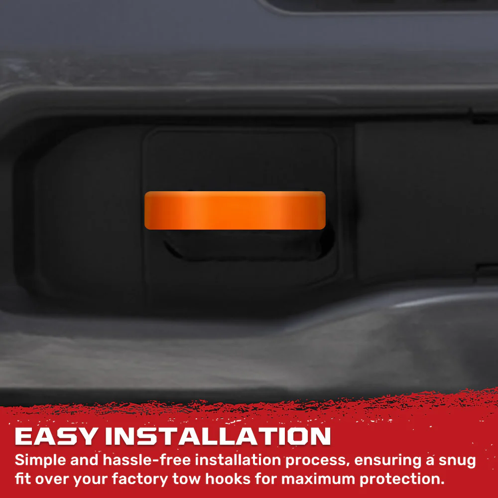 Dodge 21-26 RAM 1500 Tow Hook Covers 2-Piece Set of Silicone Covers Standard & LED Options - Multiple Colors - Image 74