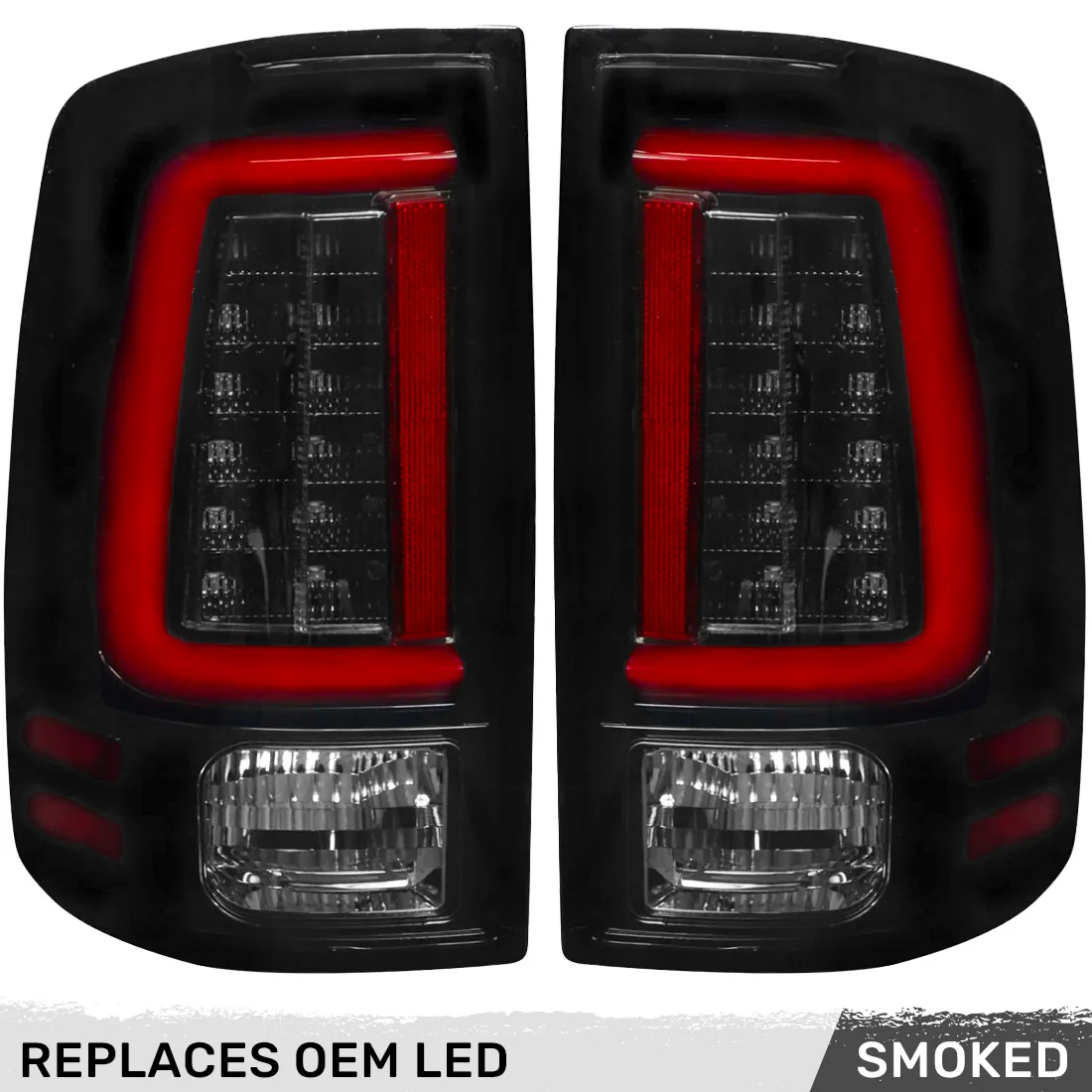 Dodge RAM 1500 13-18 Ultra Bright OLED Tail Lights (Replaces Factory LED Only) - Multiple Lens - Image 3