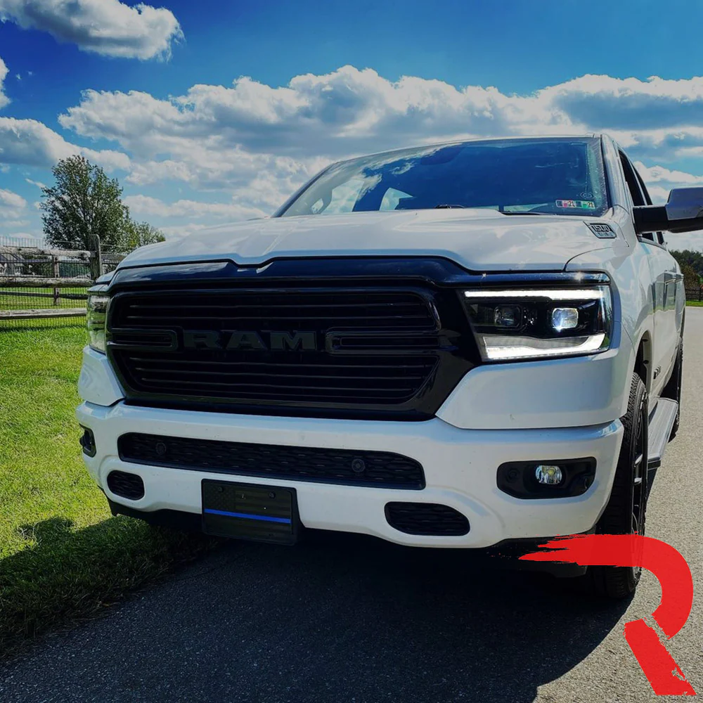 Dodge RAM 1500 19-23 5th Gen LED Projector Headlights OLED DRL Scanning Switchback LED Signals (Replaces Factory/OEM Halogen Only) - Multiple Styles - Image 12