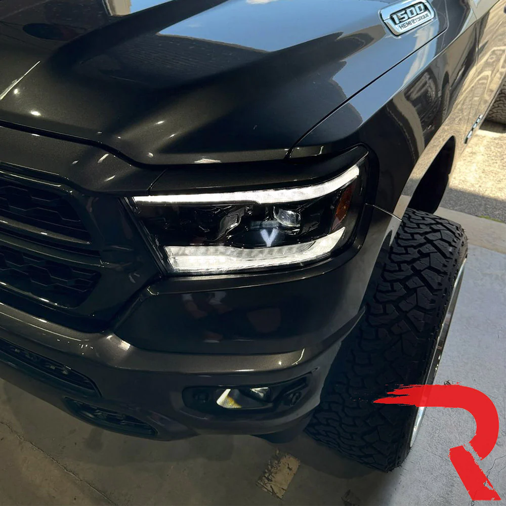 Dodge RAM 1500 19-23 5th Gen LED Projector Headlights OLED DRL Scanning Switchback LED Signals (Replaces Factory/OEM Halogen Only) - Multiple Styles - Image 19