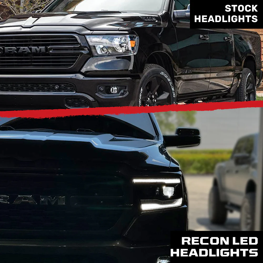 Dodge RAM 1500 19-23 5th Gen LED Projector Headlights OLED DRL Scanning Switchback LED Signals (Replaces Factory/OEM Halogen Only) - Multiple Styles - Image 23