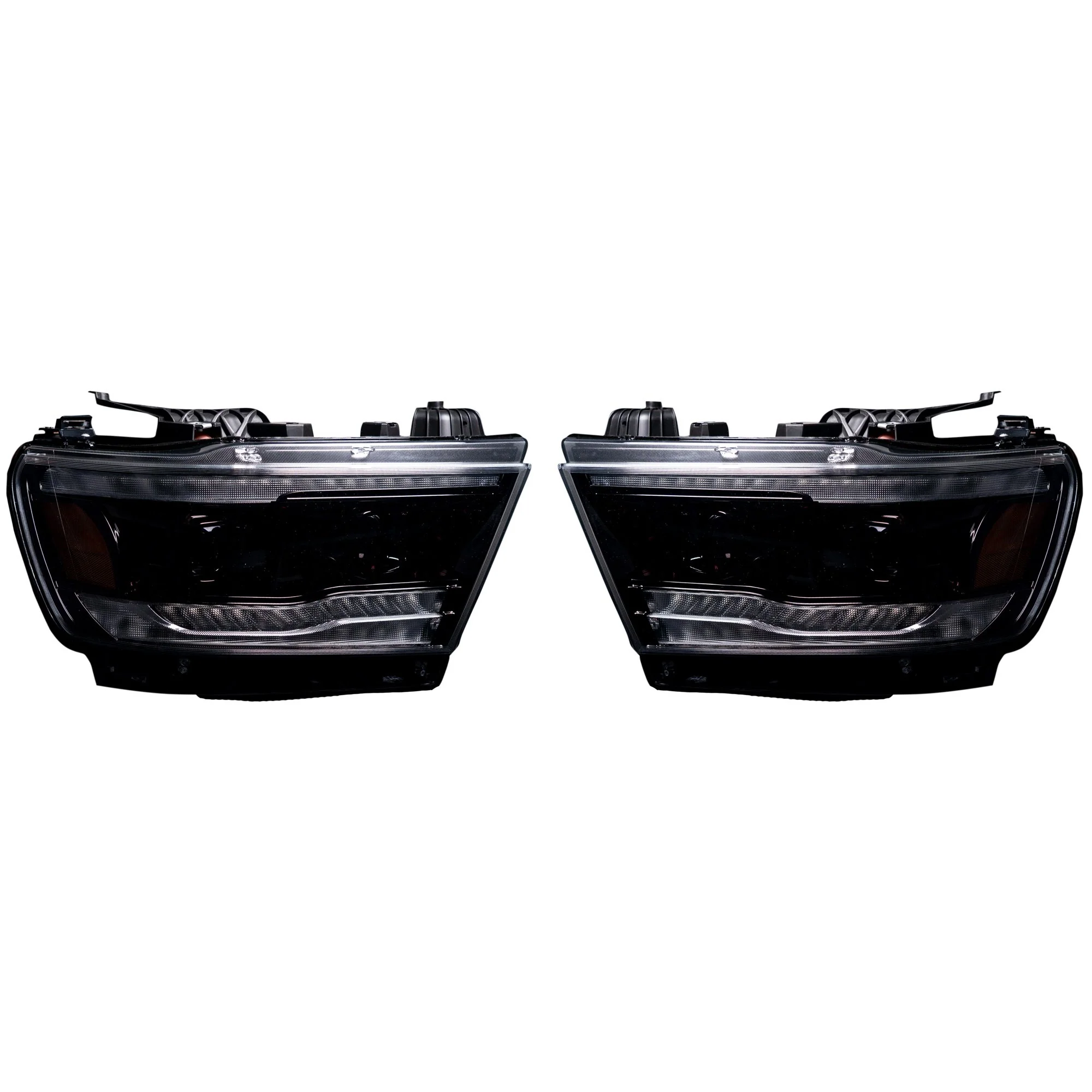 Dodge RAM 1500 19-23 5th Gen LED Projector Headlights OLED DRL Scanning Switchback LED Signals (Replaces Factory/OEM Halogen Only) - Multiple Styles - Image 3