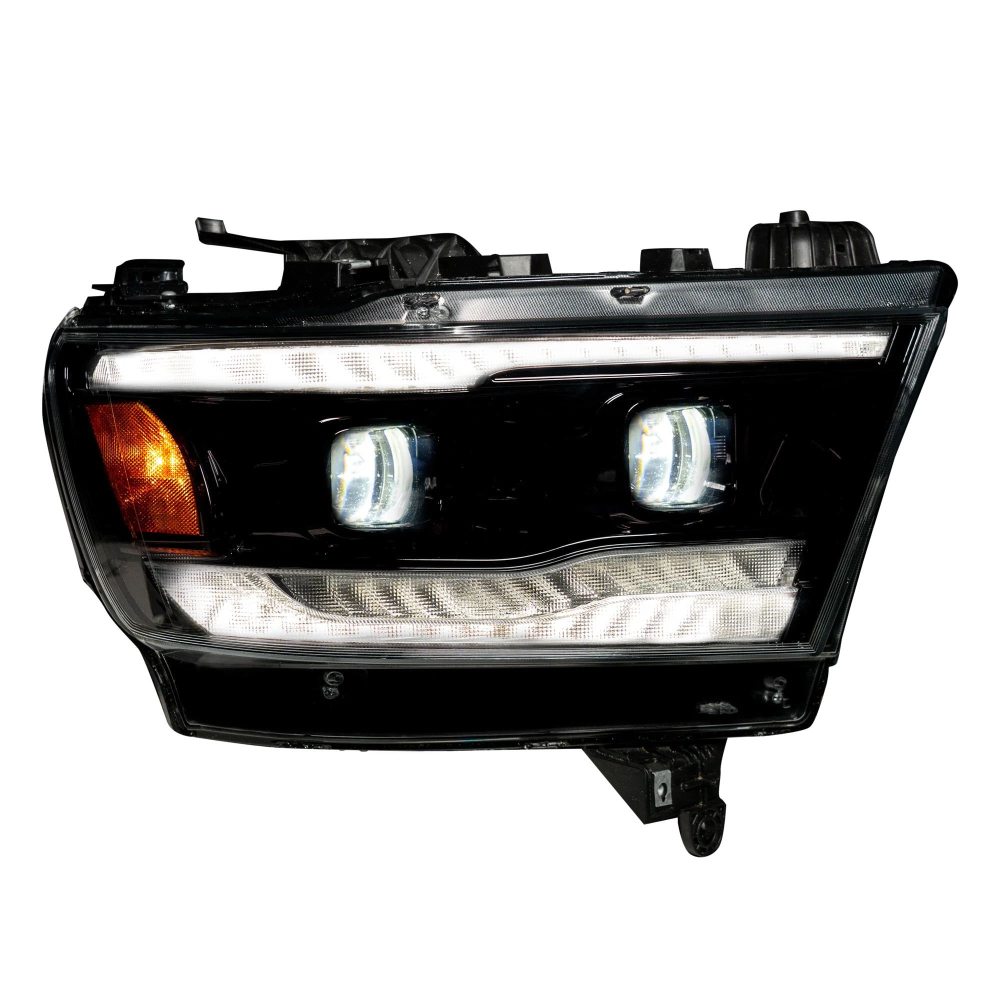 Dodge RAM 1500 19-23 5th Gen LED Projector Headlights OLED DRL Scanning Switchback LED Signals (Replaces Factory/OEM Halogen Only) - Multiple Styles - Image 4