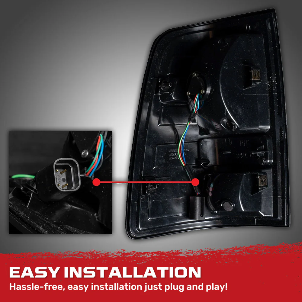 Dodge RAM 1500 Classic Body 09-23 LED Tail Lights (Replaces Factory/OEM Halogen Only) - Multiple Lens - Image 11