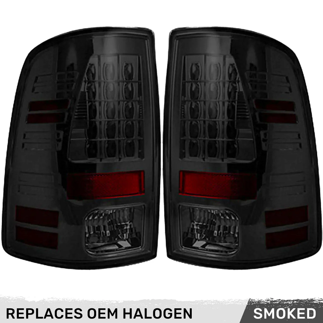 Dodge RAM 1500 Classic Body 09-23 LED Tail Lights (Replaces Factory/OEM Halogen Only) - Multiple Lens - Image 9