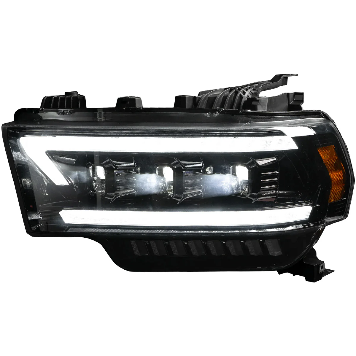 Dodge RAM 2500/3500 19-23 (5th Gen Body) LED Projector Headlights Ultra High Power OLED DRL Scanning Switchback LED Signals - Multiple Styles - Image 10