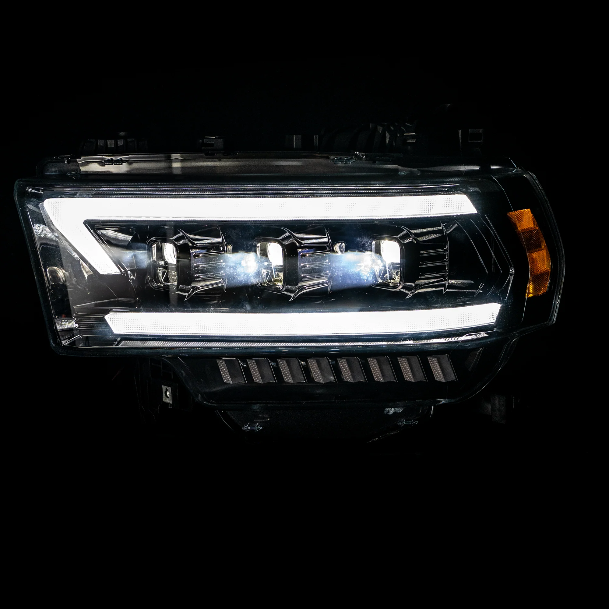 Dodge RAM 2500/3500 19-23 (5th Gen Body) LED Projector Headlights Ultra High Power OLED DRL Scanning Switchback LED Signals - Multiple Styles - Image 7
