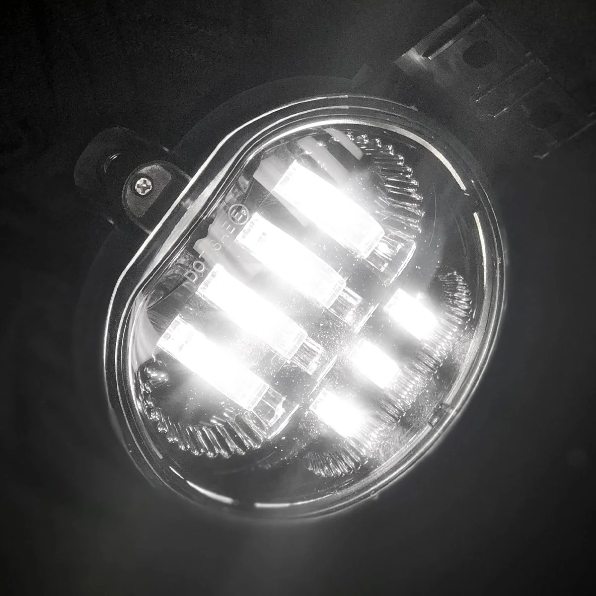 Dodge RAM 1500 02-08 Ultra Bright White LED Fog Lights 2-Pc Kit (Replaces Factory Fog Lights) - Smoked Lens - Image 2