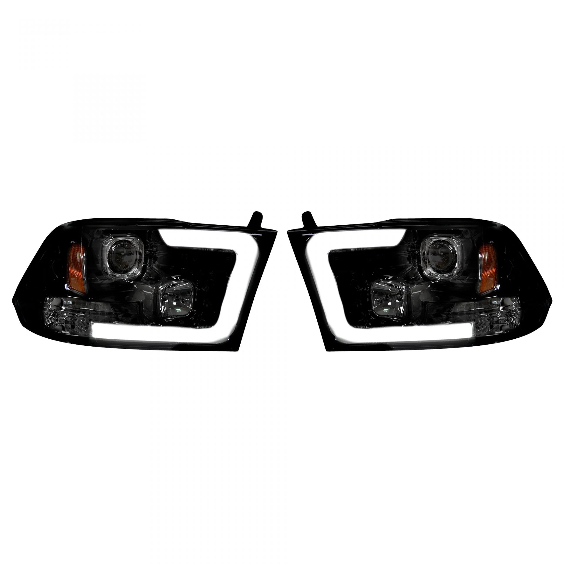 Dodge RAM 2500/3500 10-18 Projector Headlights OLED Halos & DRL - Multiple Styles - Image 4